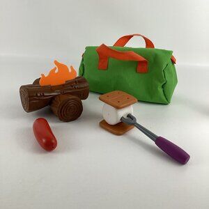 Learning Resources Sprouts Camp Out Duffle Bag Campfire Smores Hot Dog Pretend